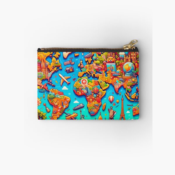 Item preview, World Travel Global Landmarks and Transportation Modes designed and sold by NAFDesigns.