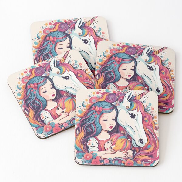 Item preview, The Unicorn and His Friends designed and sold by Owl-o-the-wisp.
