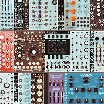 Artwork thumbnail, Modular Synthesizer Pattern by BeagleDesigns