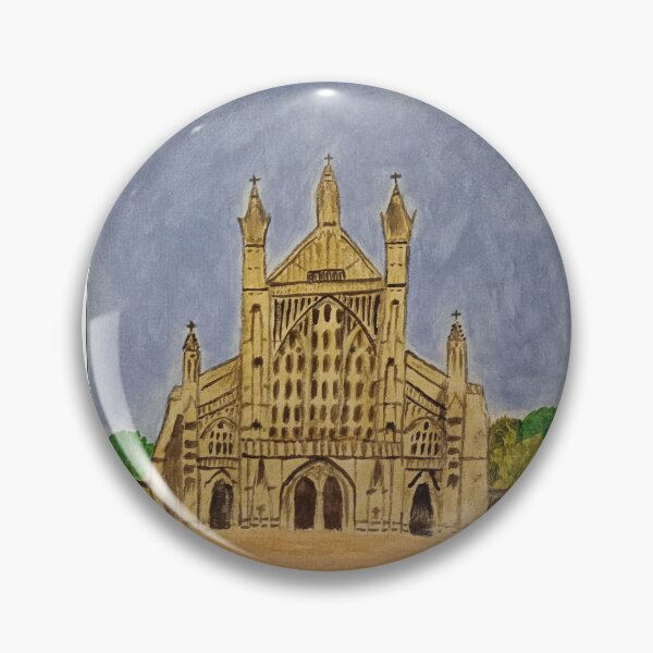Item preview, Winchester Cathedral against a blue sky designed and sold by Samantha Glynn.