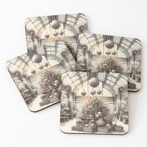 Item preview, Enchanted Winter Glasshouse Escape designed and sold by PictorialWhimsy.