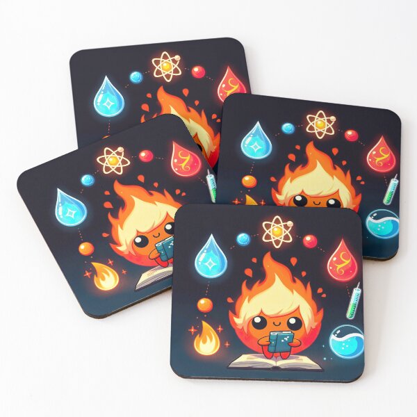 Item preview, "Cute Fire and Water Elements: Enchanting Harmony in Whimsical Land" designed and sold by Huycao211.