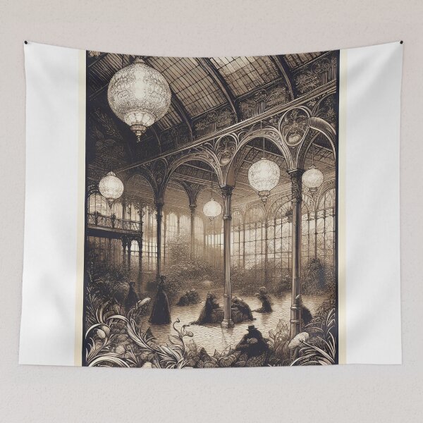 Item preview, Mystique Glasshouse: Twilight Elegance Unveiled designed and sold by PictorialWhimsy.