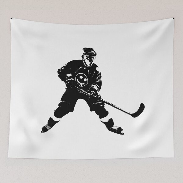 Item preview, Hockey player in black colors designed and sold by Aquillashop.