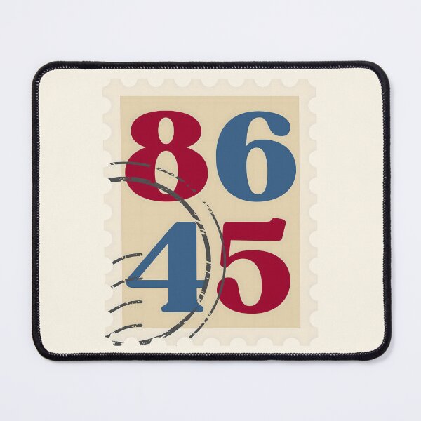 Item preview, Anti Trump 2024 Bumper 86 45 vintage stamp designed and sold by ChataMaroon.