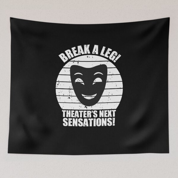 Item preview, break a leg for acting lover designed and sold by The  Knick Knack Nook.