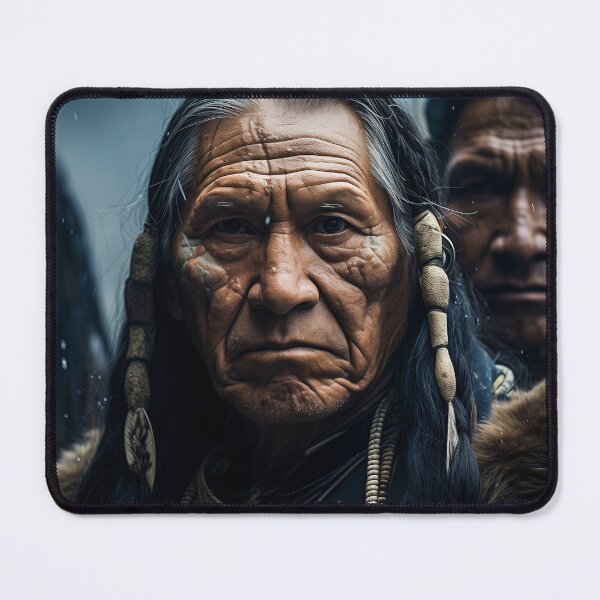 Item preview, Native American Brotherhood in a Dramatic Portrait designed and sold by soulofalion.