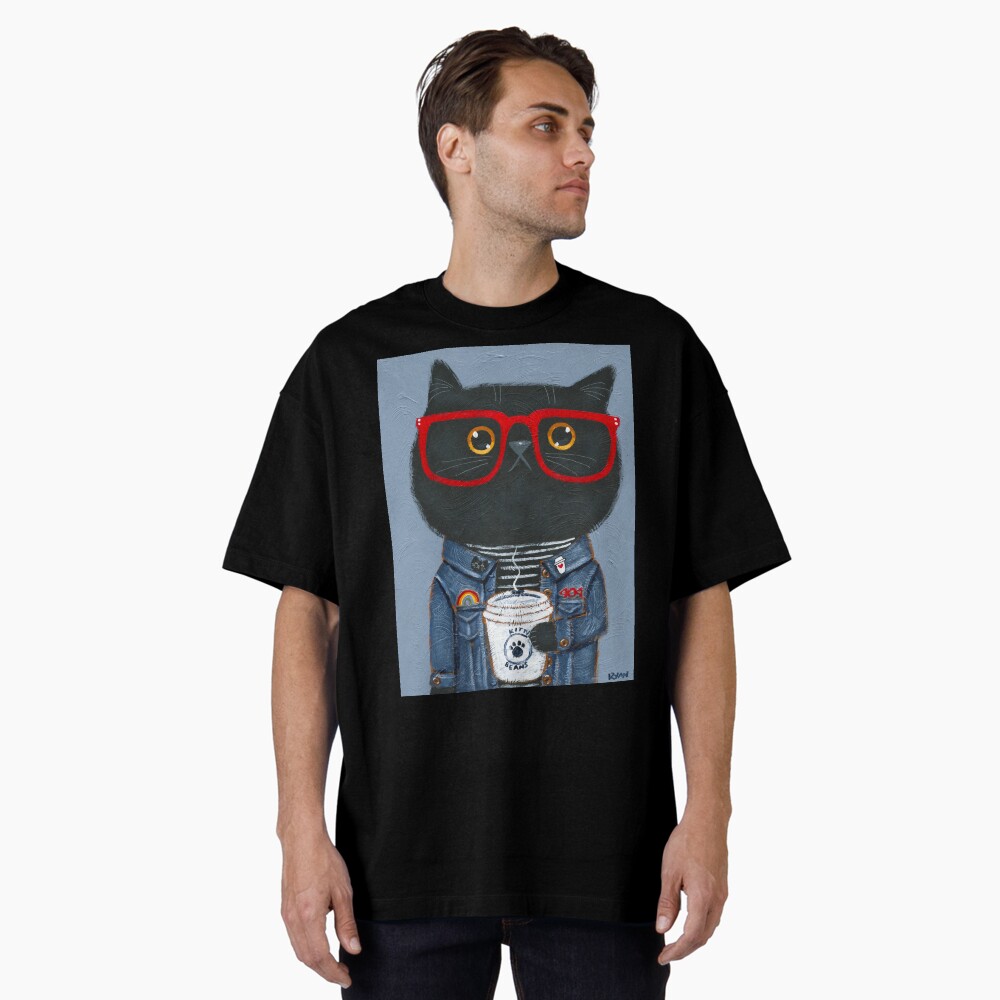 Aperçu de l'œuvre T-shirt oversize créée et vendue par kilkennycat.