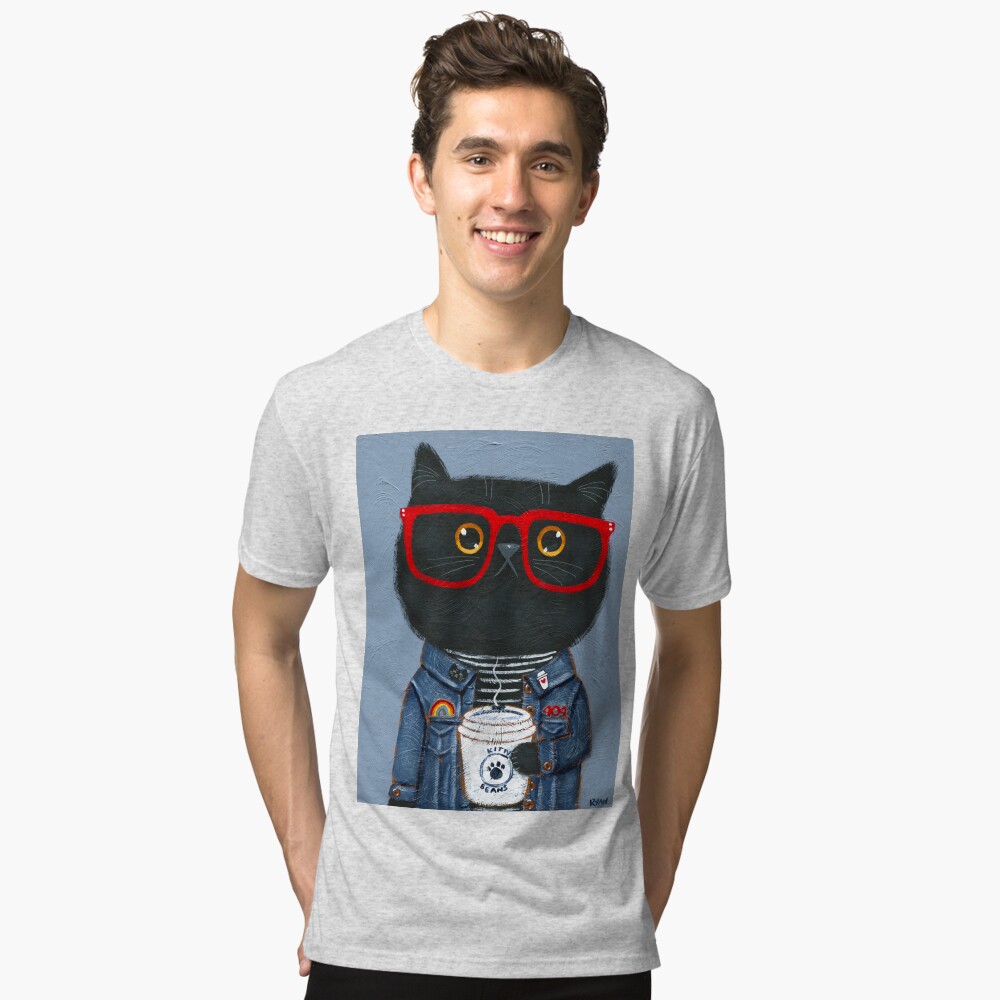 Aperçu de l'œuvre T-shirt chiné créée et vendue par kilkennycat.