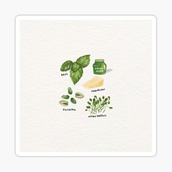 Pesto Stickers for Sale