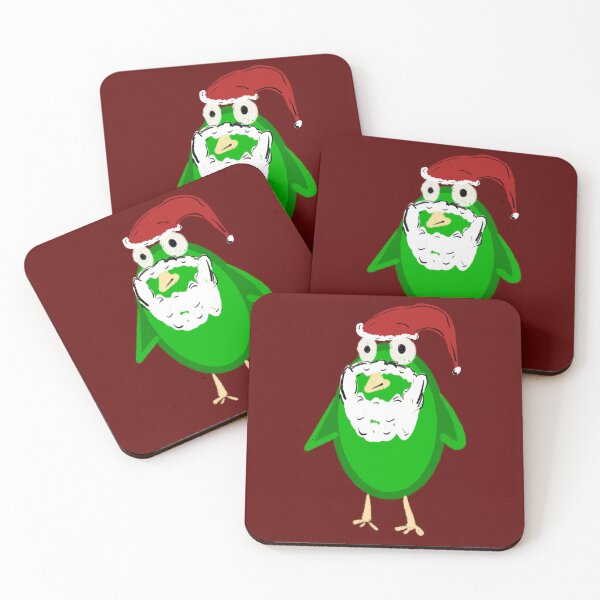 Item preview, Green Bird Santa - Christmas designed and sold by jolabrese.