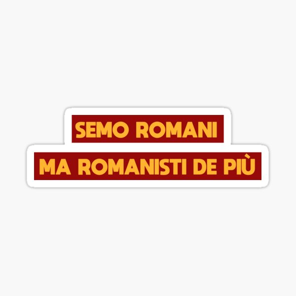 Item preview, Semo Romani, ma Romanisti de più designed and sold by Cascio311.