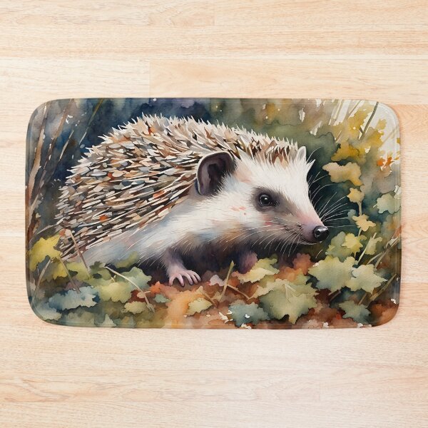 Item preview, Hedgehog in the Hedgerow - British Wildlife designed and sold by Country-Artist.