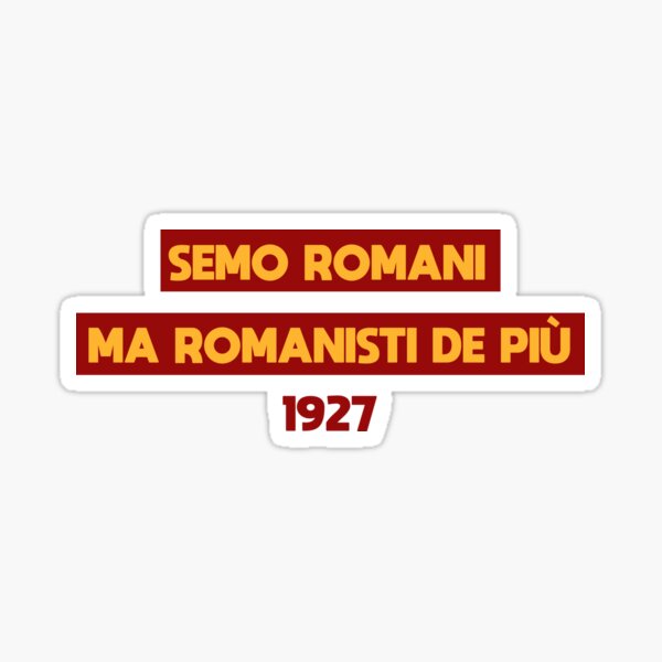 Sticker as Roma 1927 Wolf Football Ball Car Motorcycle Scooter Decal Series