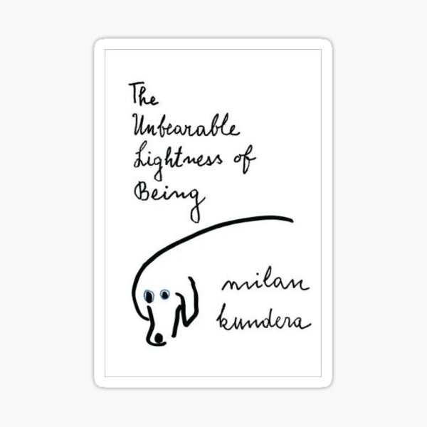 Item preview, the unbearable lightness of being designed and sold by hazelsnuts15.