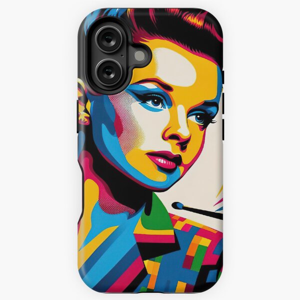 Vista previa del artículo con la obra «Judy guirnalda arte pop», diseñado y vendido por Katie Cole.