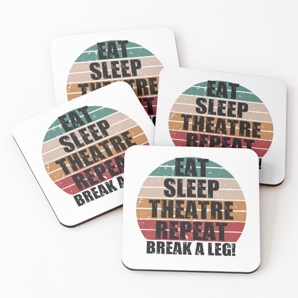 Item preview,  break a leg for acting lover designed and sold by The  Knick Knack Nook.
