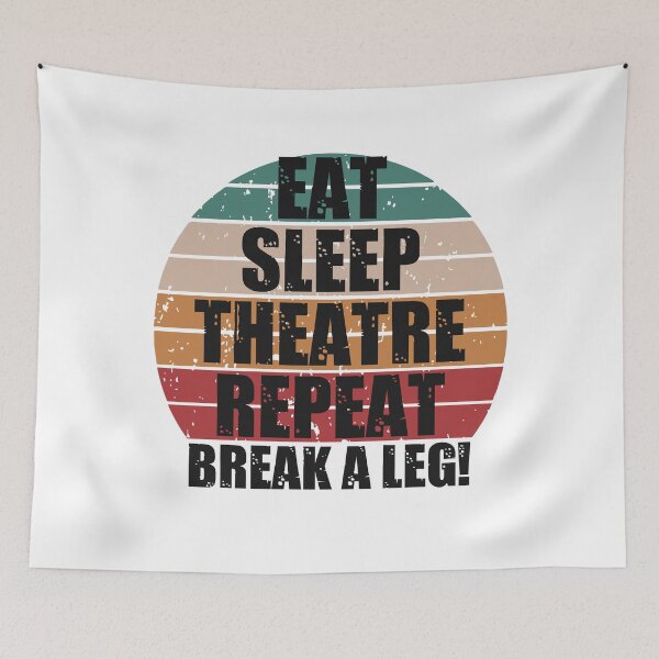 Item preview,  break a leg for acting lover designed and sold by The  Knick Knack Nook.