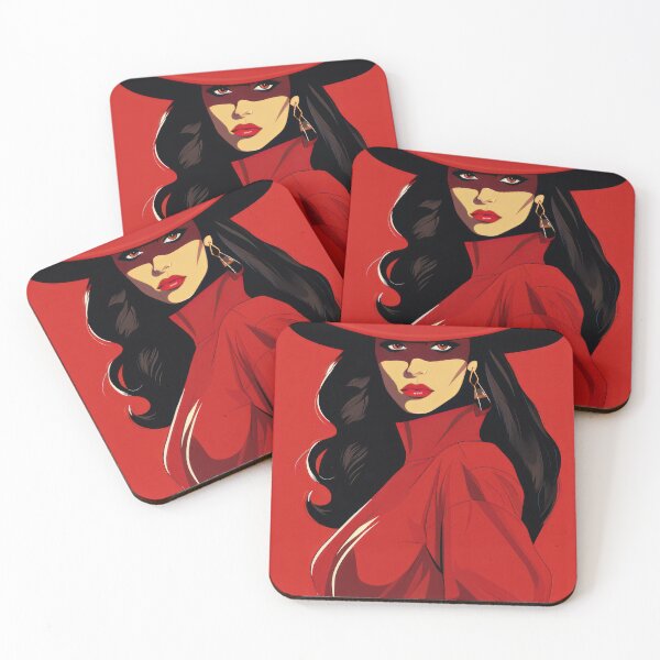 Item preview, Carmen Sandiego in Red - 90's Cartoon Detective - Vintage Style Art Print designed and sold by ThatsTheStyle.