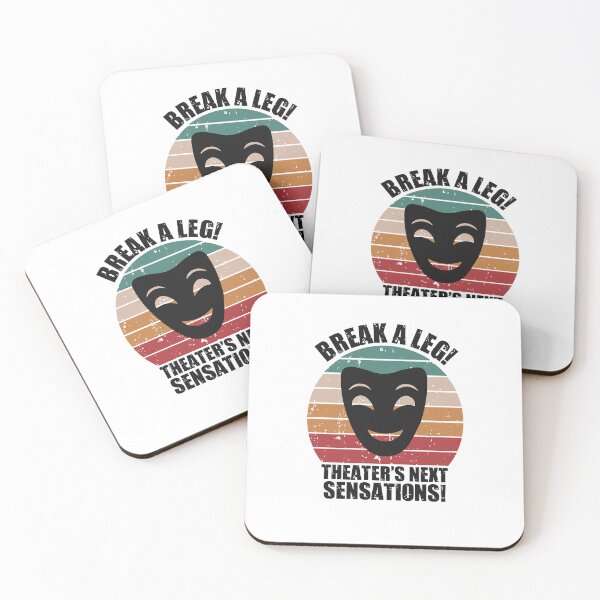 Item preview,  Break a leg for theatre enthusiastic and acting lover designed and sold by The  Knick Knack Nook.