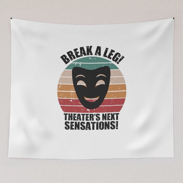 Item preview,  Break a leg for theatre enthusiastic and acting lover designed and sold by The  Knick Knack Nook.