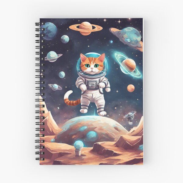 Item preview, Stellar Companion: A Feline Navigator Guides Through the Celestial Abyss designed and sold by Raffaellek.