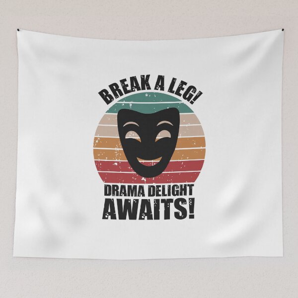 Item preview, break a leg for acting lover designed and sold by The  Knick Knack Nook.