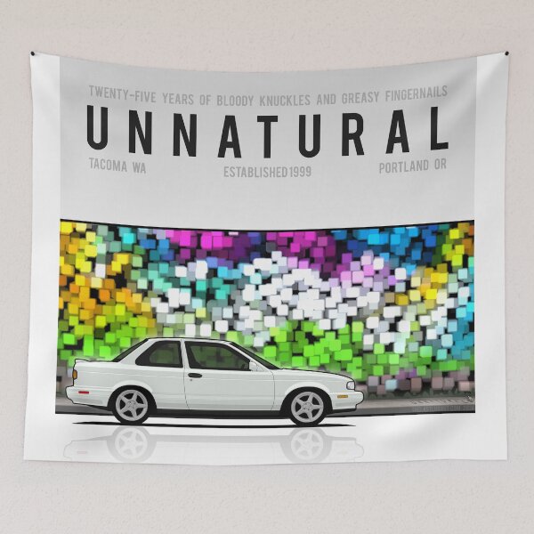 Item preview, Unnatural Car Club PNW: Vail White Coupe B13 designed and sold by The Last Lugnut.