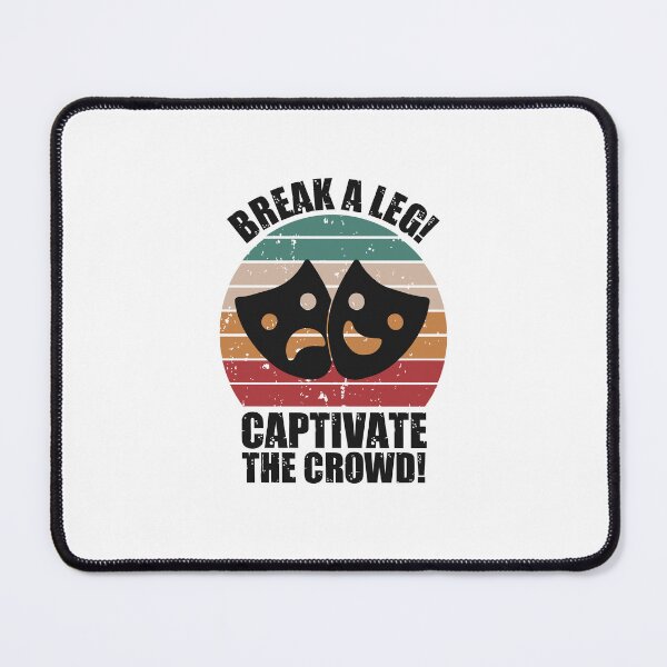Item preview, break a leg for broadway lover designed and sold by The Knick Knack Nook.