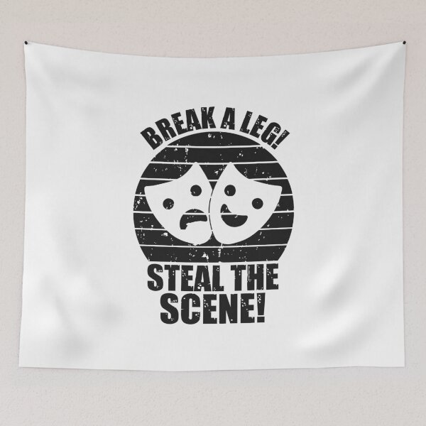 Item preview, Break a leg for theatre enthusiastic and acting lover designed and sold by The  Knick Knack Nook.