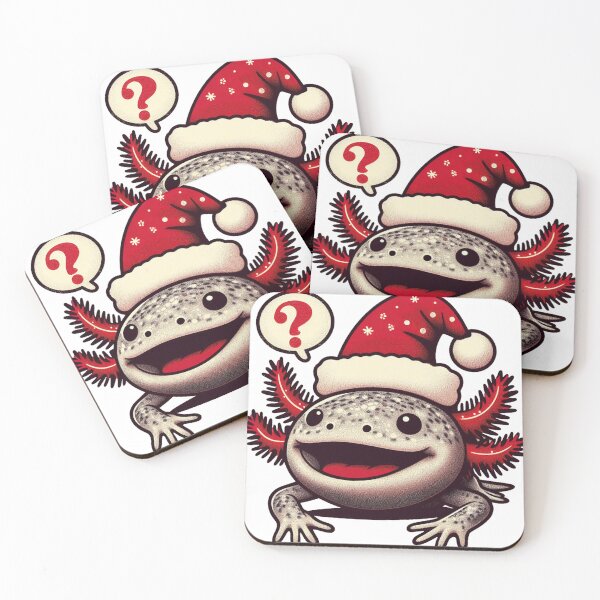 Aperçu de l'œuvre Je pose des questions à Axolotl sur Noël créée et vendue par clarkfraser.