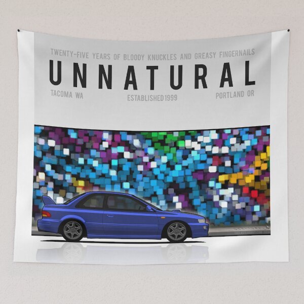 Item preview, Unnatural Car Club PNW: Blue Ridge Pearl Rally Coupe EJ25 designed and sold by The Last Lugnut.