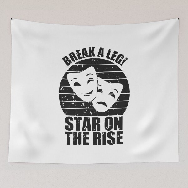 Item preview, break a leg for acting lover designed and sold by The  Knick Knack Nook.