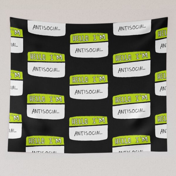 Item preview, Hello I'm Antisocial designed and sold by notastranger.