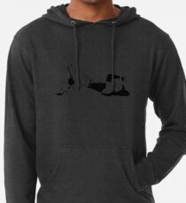 laying down Leichter Hoodie