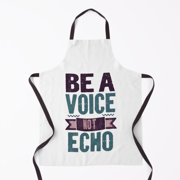 Item preview, "Be A Voice, Not an Echo - Inspirational Typography Design" designed and sold by BestArtByArvind.