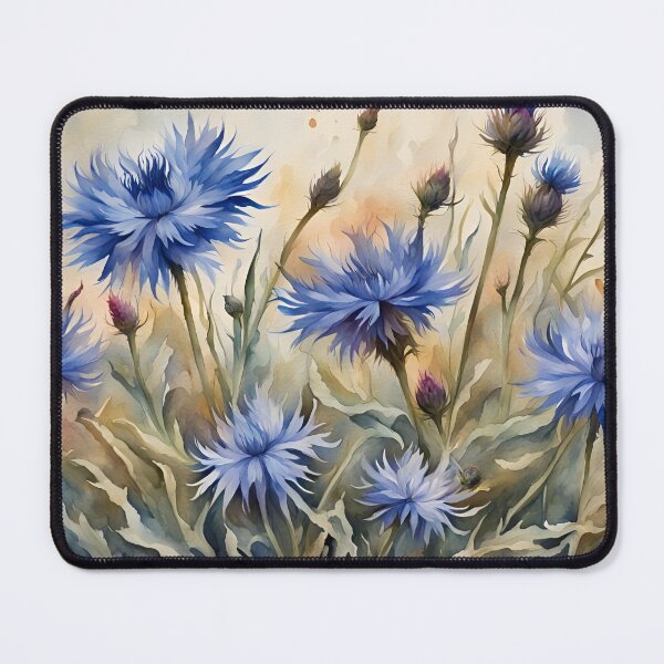 Item preview, Cornflower (Centaurea cyanus) - British Wildflowers designed and sold by Country-Artist.