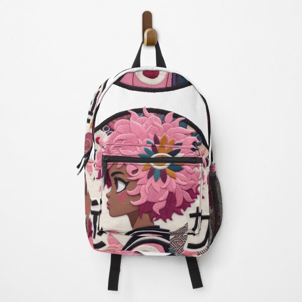 Item preview, Digital Illustration of Manga Girl with Embroidery Effect designed and sold by GALUMARKET.