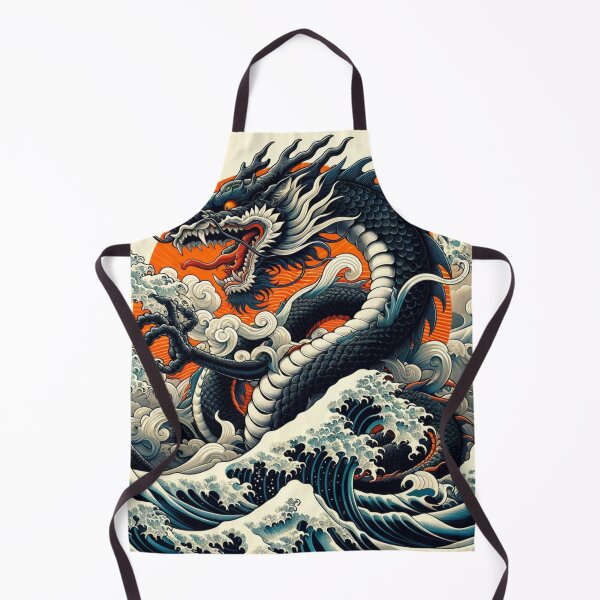 Item preview, Mystic Dragon Amidst the Turbulent Sea designed and sold by WeebWarehouse.