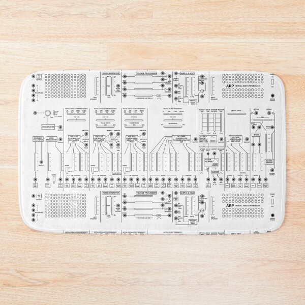 Item preview, Modular Synthesizer Patch Sheet Pattern designed and sold by BeagleDesigns.
