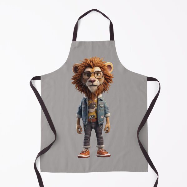 Item preview, Hipster Lion designed and sold by RetroFutureee.