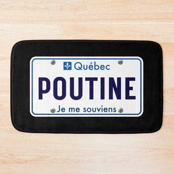 Item preview, Poutine Quebec Funny Car License Plate Je Me Souviens designed and sold by Quebec-Shop.