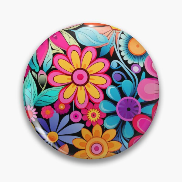 Artikelvorschau, Psychedelische Flower Power entworfen und verkauft von GrinGalore.