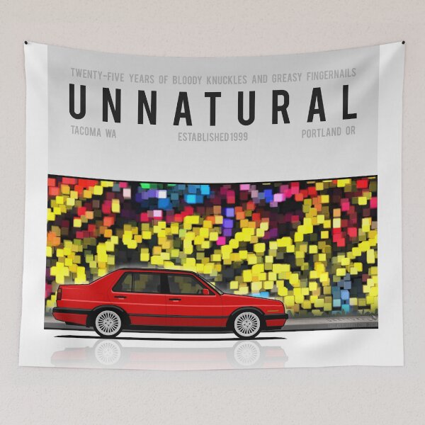 Item preview, Unnatural Car Club PNW: Tornado Red Sedan A2 designed and sold by The Last Lugnut.