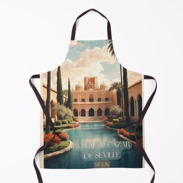 Item preview, Royal Alcazar Vintage Travel Poster - Spanish Heritage Art designed and sold by Ceemko's Vintage Corner.