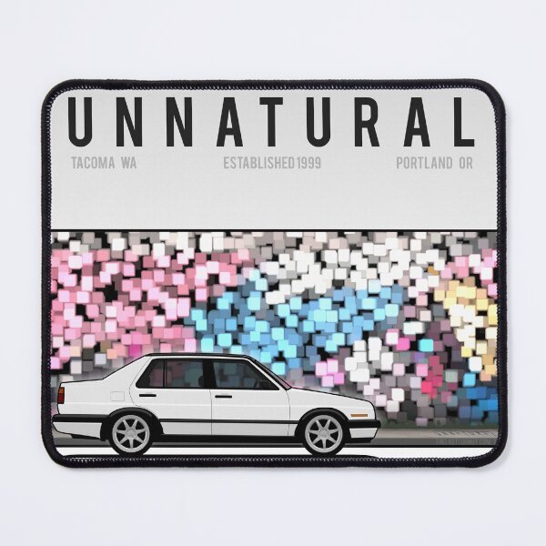 Item preview, Unnatural Car Club PNW: Alpine White Sedan A2 designed and sold by The Last Lugnut.