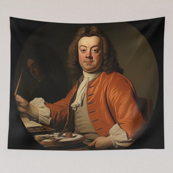 Item preview, William Hogarth | cute style designed and sold by ComicsFactory.