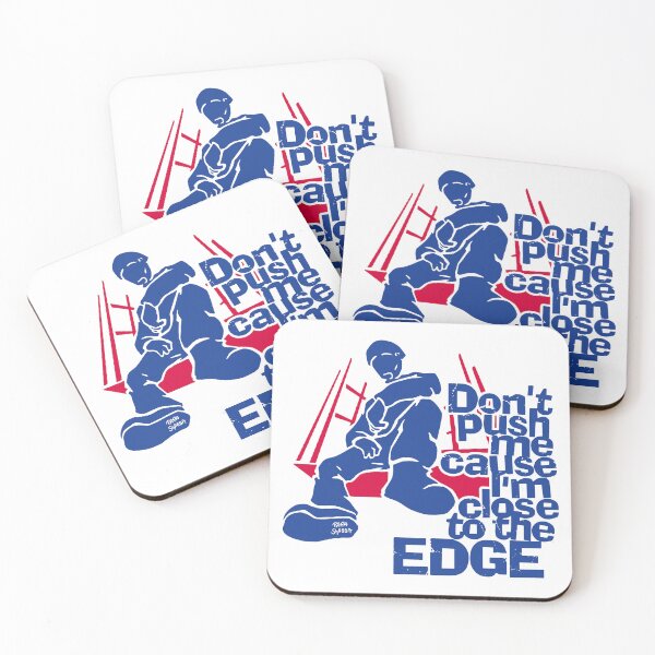 Item preview, Do Not Push Me; Scaffolder;  designed and sold by StickerApe.