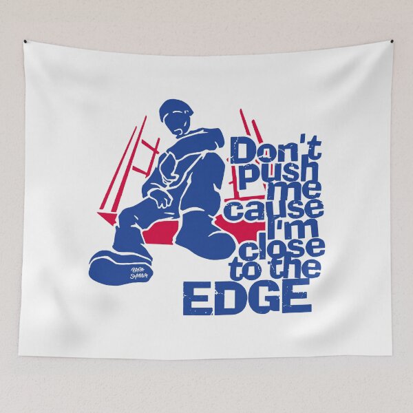 Item preview, Do Not Push Me; Scaffolder;  designed and sold by StickerApe.