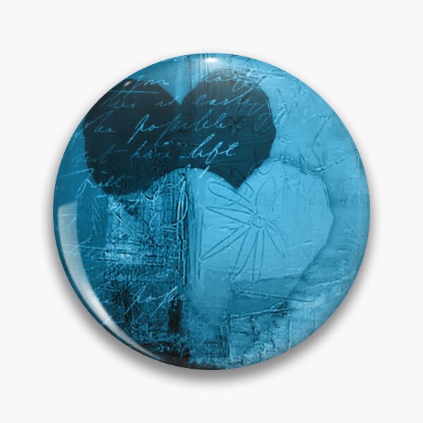 Item preview, Hearts in deep azure satin - series 2 (87) designed and sold by a3-studio.